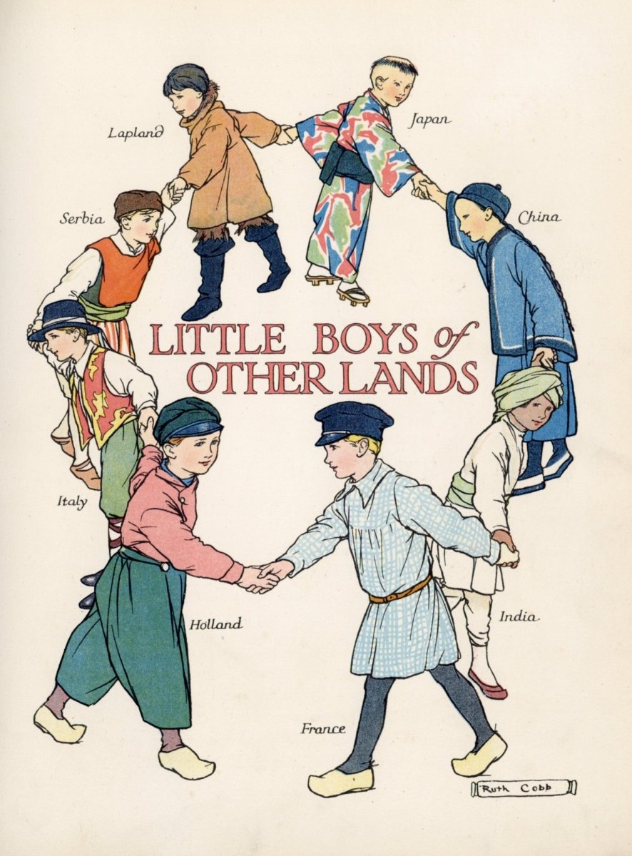 Ruth Cobb - Little Boys of other Lands | Dimensions 4680 x 6336 pixels