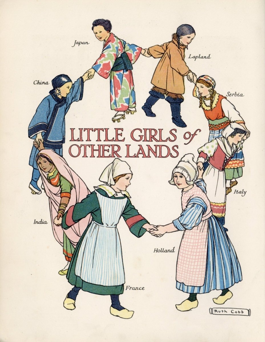 Ruth Cobb - Little Girls of other Lands | Dimensions 4680 x 6336 pixels