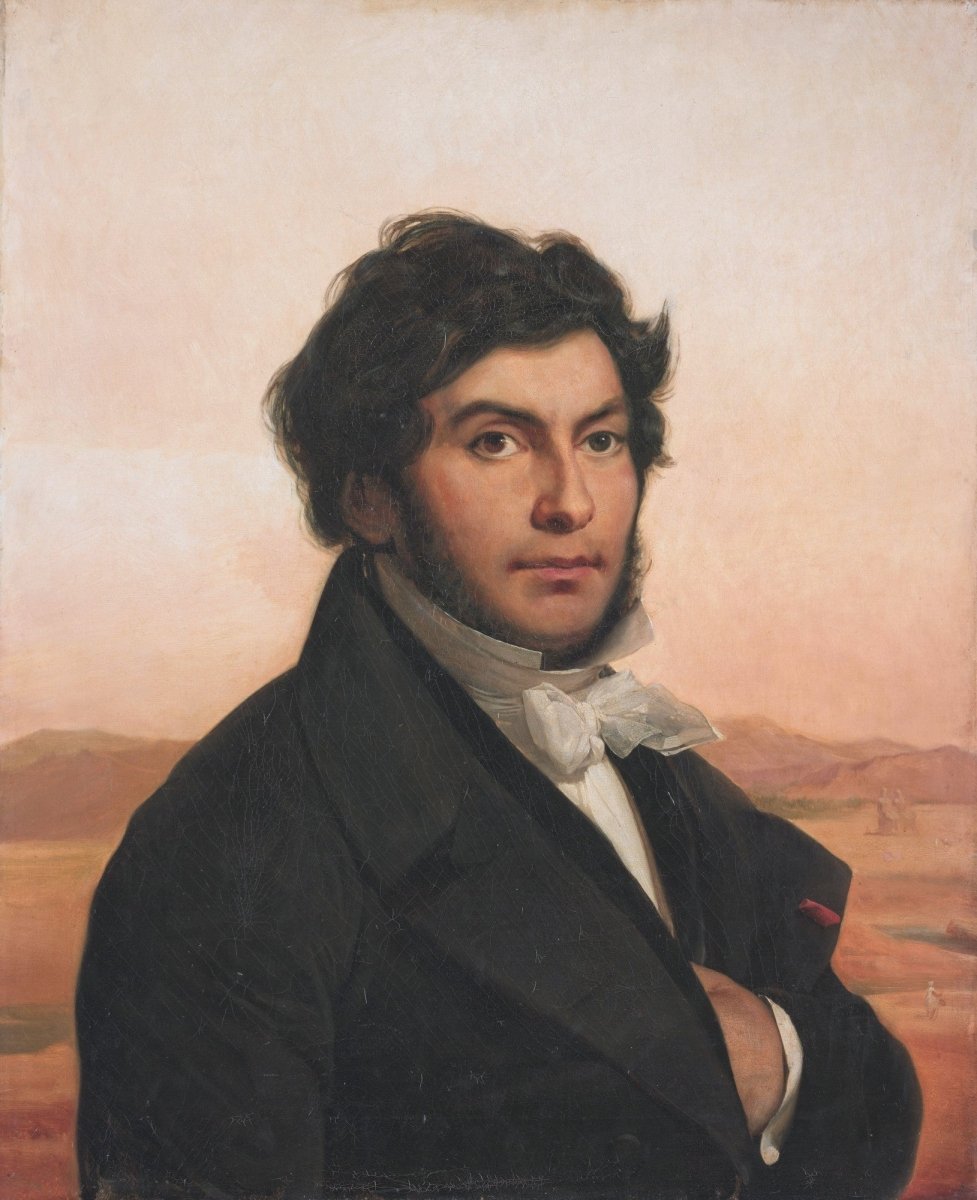 Léon Cogniet - Jean-François Champollion 1831 | Dimensions 6839 x 8397 pixels