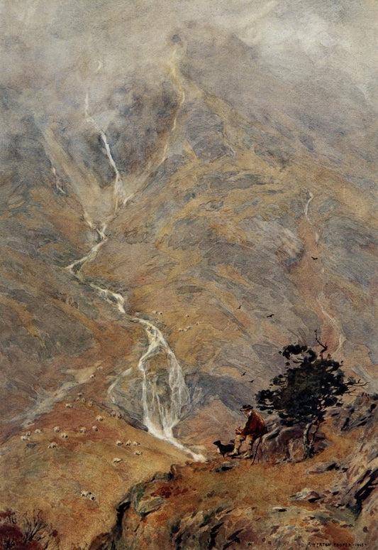 Alfred Cooper - The Shepherd, Coniston 1903 | Dimensions 4136 x 6006 pixels