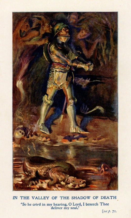 The Pilgrim's Progress 1916 - Harold Copping (1863-1932) | Dimensions 2416 x 4008 pixels