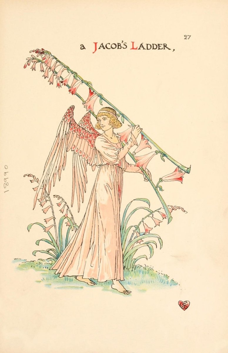 A Flower Wedding, 1905 - Walter Crane - 37 images | Dimensions 1767 x 2734 pixels