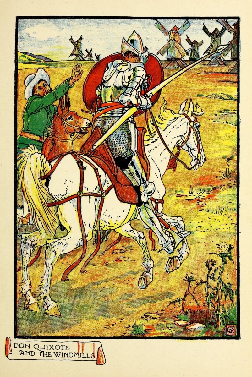 Don Quixote 1919 - Walter Crane - 12 images | Dimensions 2667 x 3990 pixels