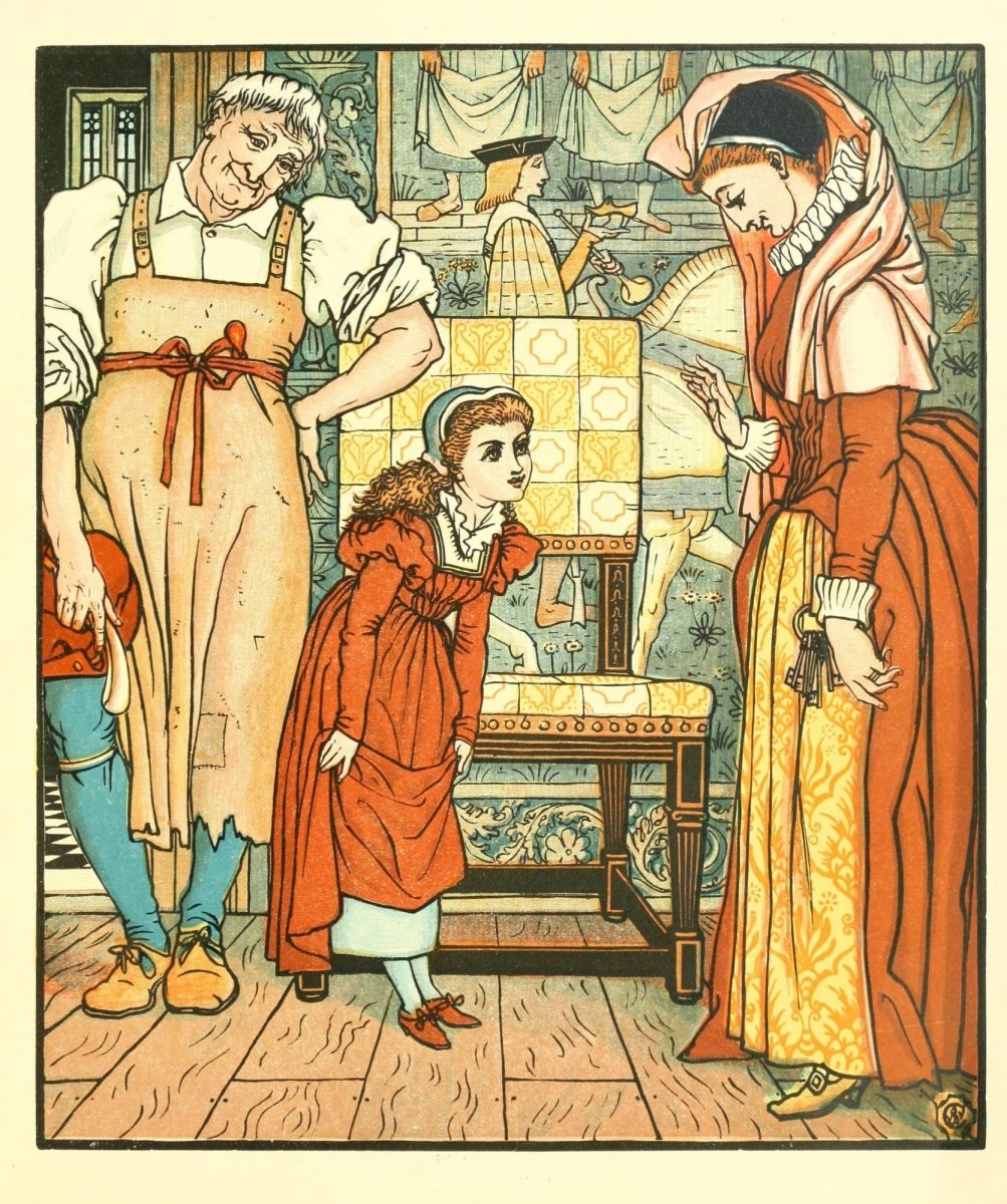 Goody Two Shoes 1900 - Walter Crane - 9 images | Dimensions 2460 x 2945 pixels