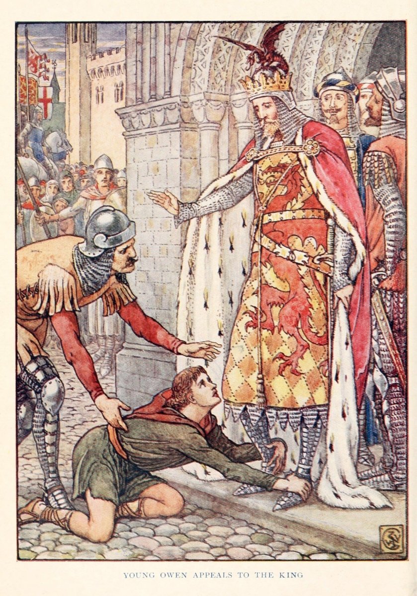 King Arthur's Knights 1911 - Walter Crane - 16 images | Dimensions 2260 x 3232 pixels