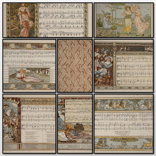 Pan Pipes 1883 - Walter Crane - 54 images | A snapshot of some of the images