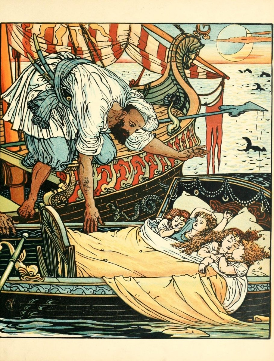 Princess Belle-Etoile 1909 - Walter Crane - 6 images | Dimensions 2049 x 2703 pixels