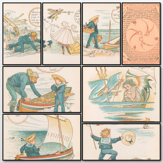 Slate & Pencil-vania 1885 - Walter Crane - 27 images | A snapshot of some of the images