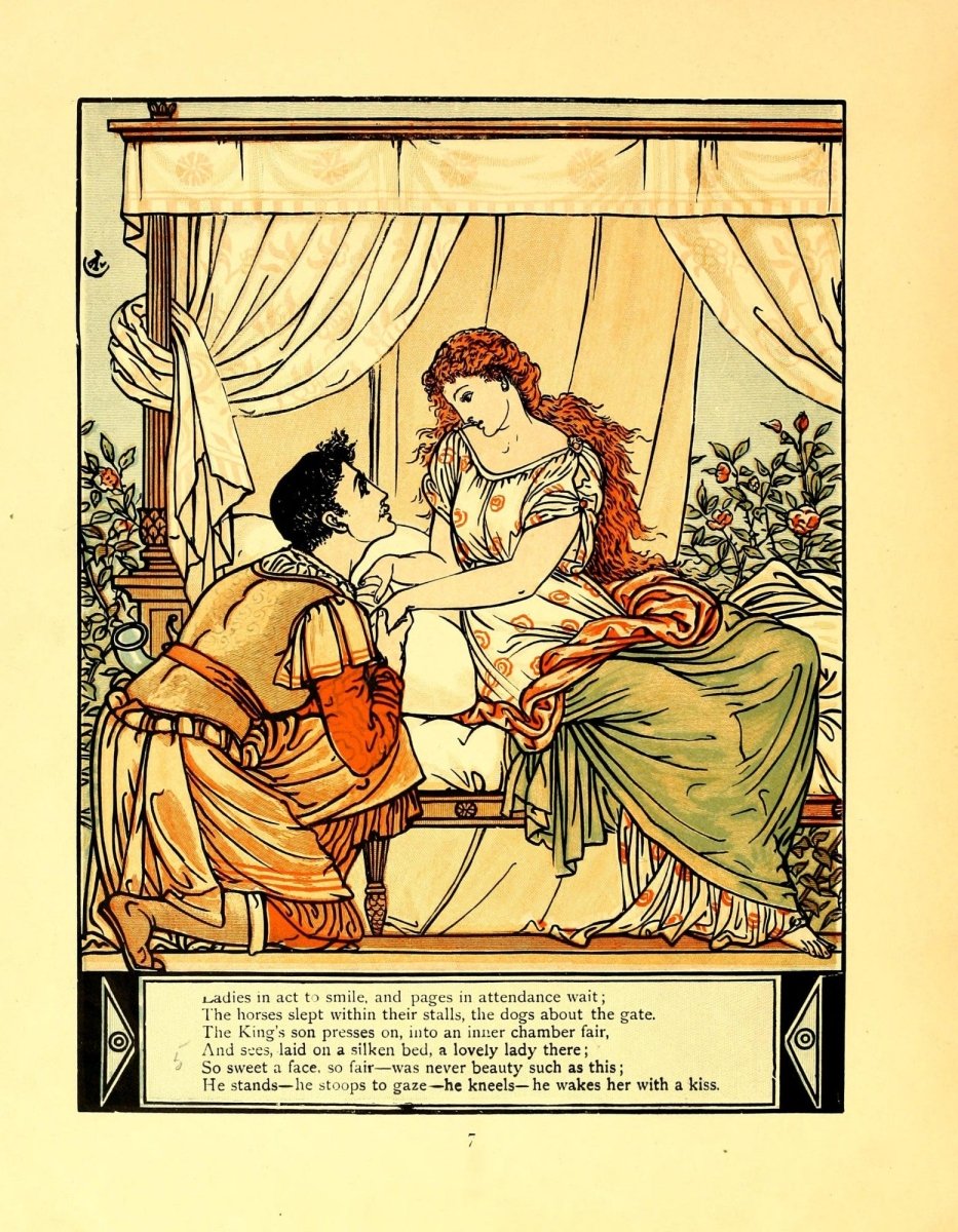 Sleeping Beauty 1911 - Walter Crane - 24 images | Dimensions 2362 x 3037 pixels