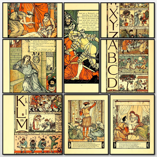 Sleeping Beauty 1911 - Walter Crane - 24 images | A snapshot of some of the images