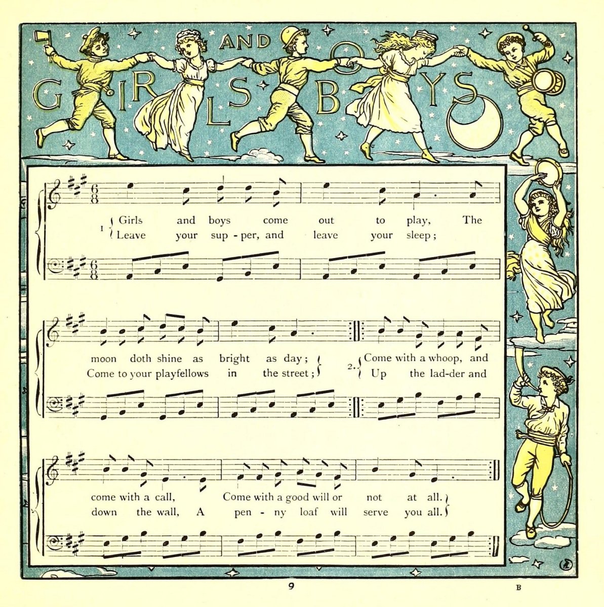 The Baby's Opera 1900 - Walter Crane - 51 images | Dimensions 1926 x 1938 pixels