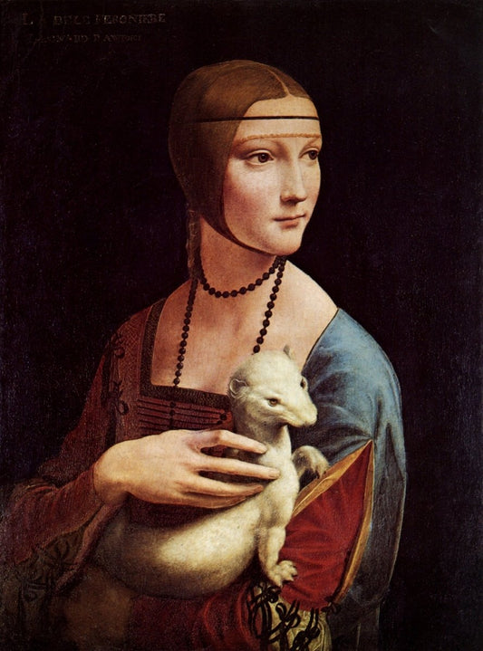 Leonardo Da Vinci - Lady with Ermine | Dimensions 4376 x 5904 pixels