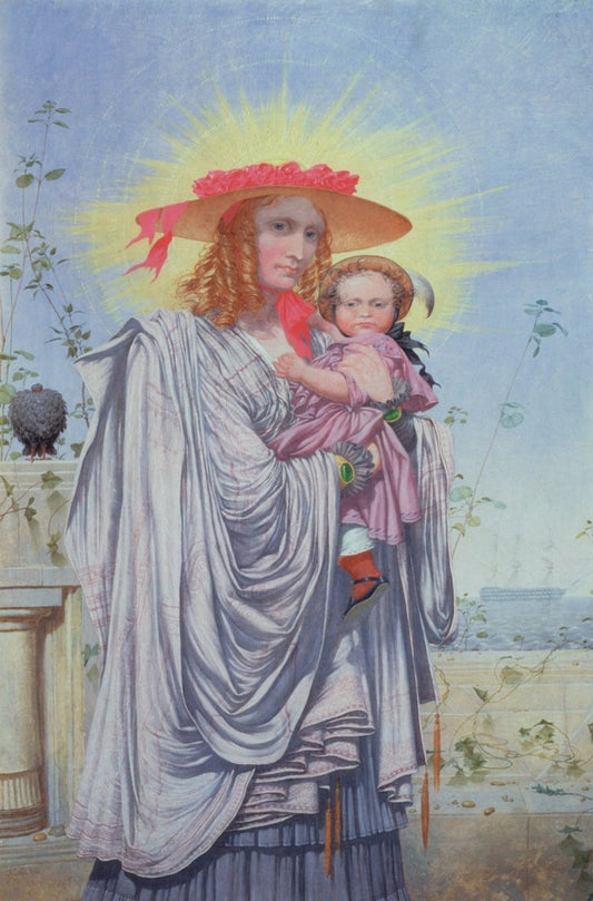 Richard Dadd - The Virgin & Child 1860 | Dimensions 3880 x 5888 pixels