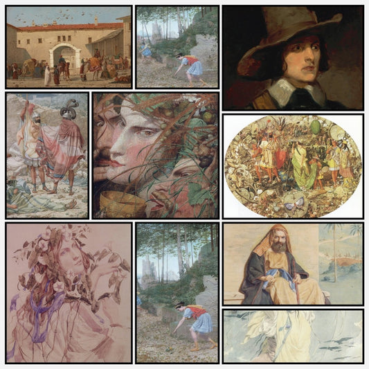 Richard Dadd Public Domain Images to Download | A snapshot of some of the images