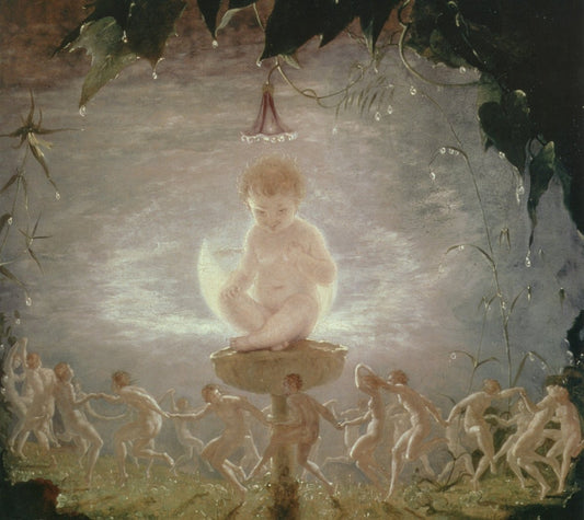 Richard Dadd - Puck (detail) 1841 | Dimensions 6760 x 6024 pixels