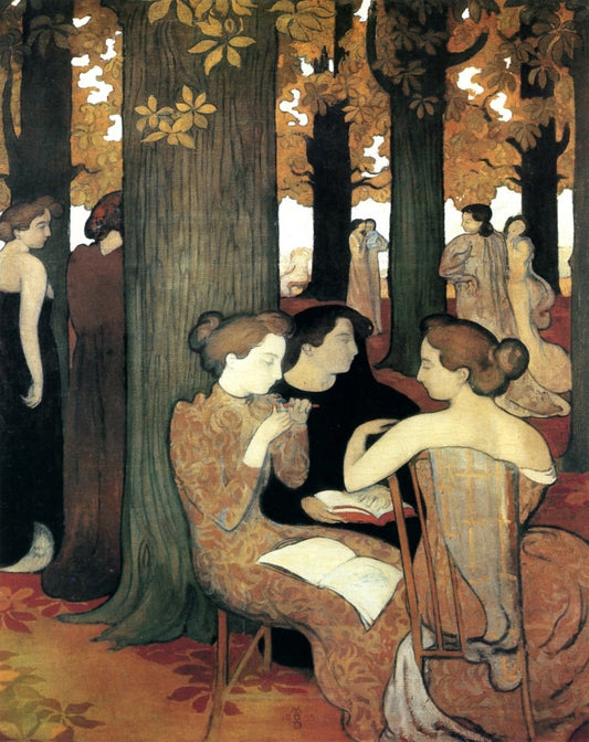 Maurice Denis (1870-1943) - The Muses 1893 | Dimensions 4904 x 6184 pixels