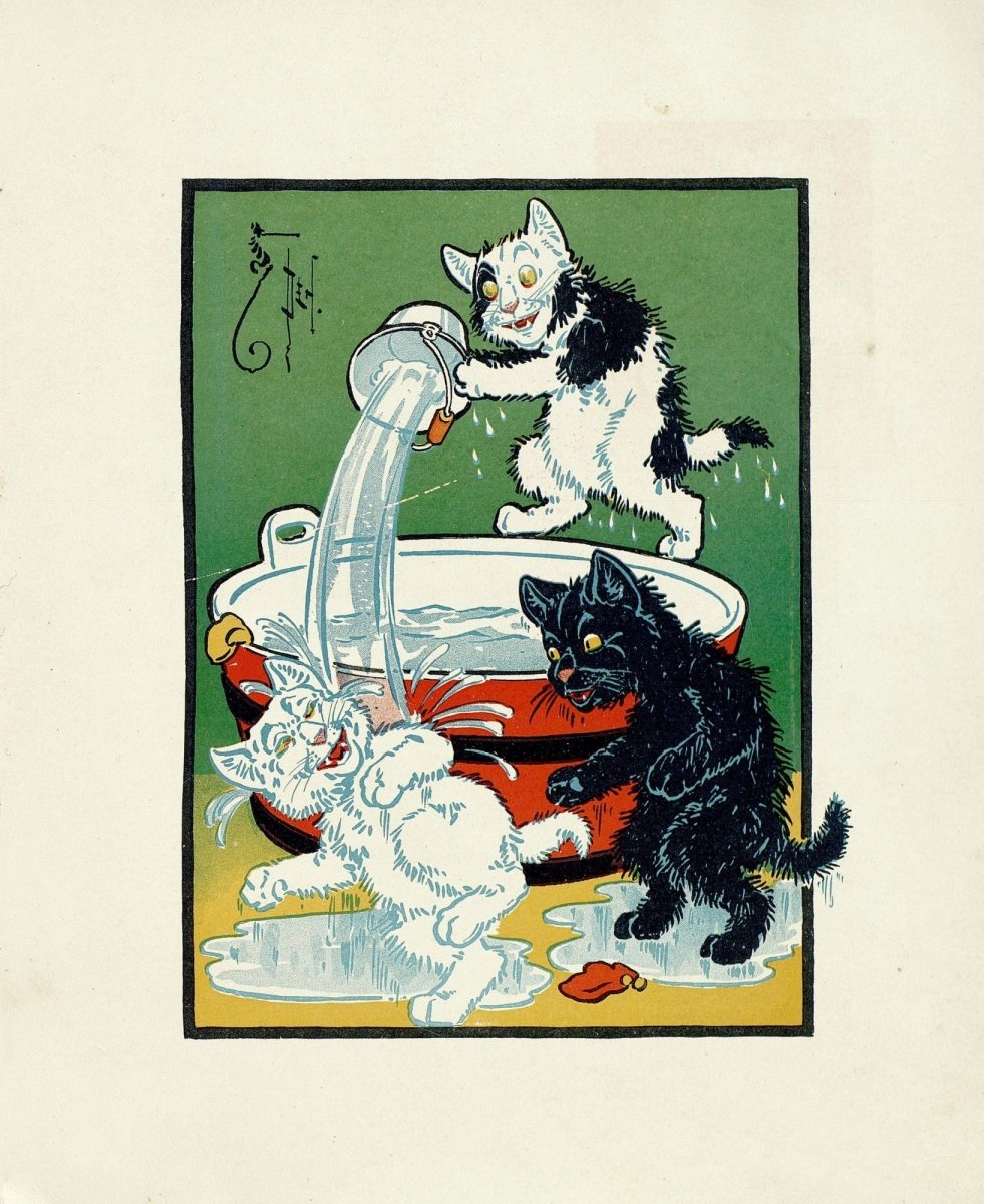 Three Little Kittens 1904-08 - William W Denslow - 16 images | Dimensions 2797 x 3421 pixels