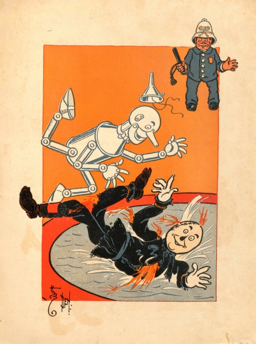 Scarecrow & the Tin-Man 1904 - William W Denslow - 16 images | Dimensions 4730 - 6340 pixels