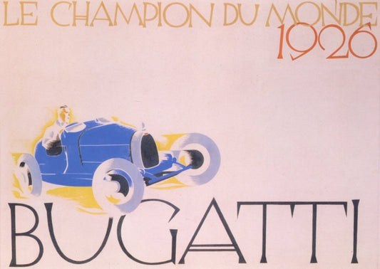 Ernst Deutsch-Dryden (1887-1938) - Bugatti 1926 | Dimensions 6224 x 4408 pixels