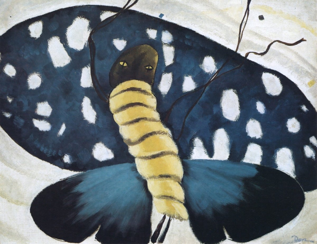 Arthur G. Dove (1880-1946) - Moth Dance 1929 | Dimensions 5210 x 4010 pixels
