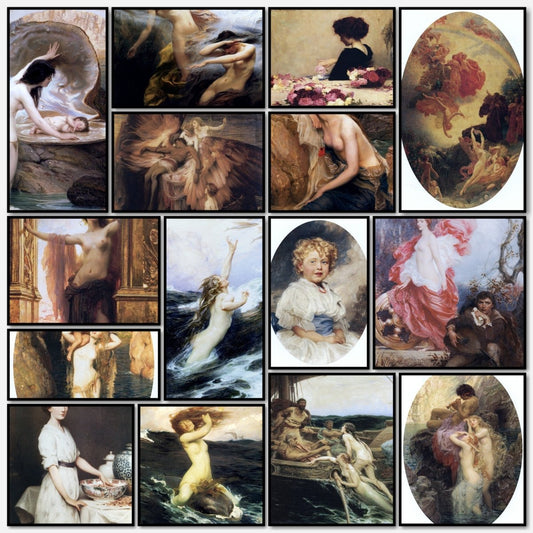 Herbert Draper Public Domain Images to Download | A snapshot of the images