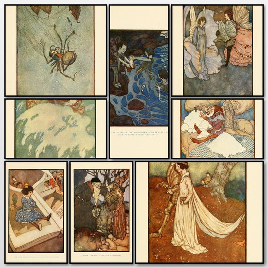 Fairies I Have Met 1910 - Edmund Dulac - 8 images | A snapshot of the images