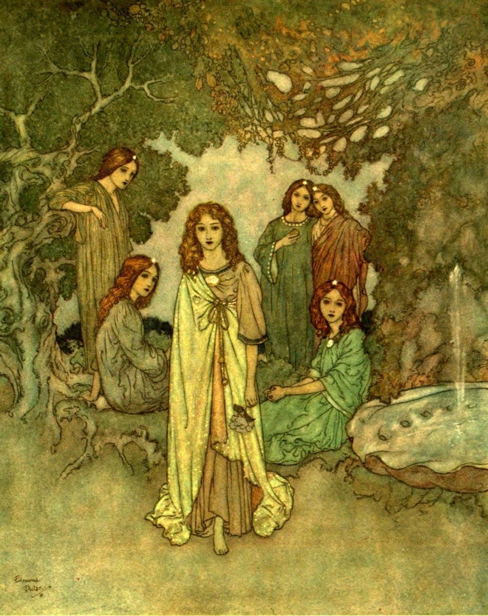 Stories from Hans Andersen 1911 - Edmund Dulac - 24 images | Dimensions 1736 x 2192 pixels