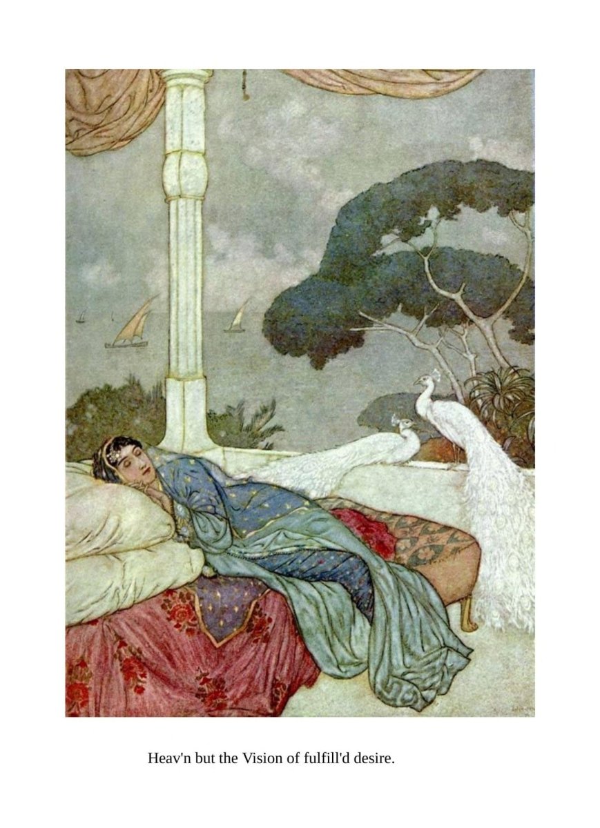 Rubaiyat of Omar Khayyam 1909 - Edmund Dulac - 16 images | Dimensions 2300 x 3175 pixels