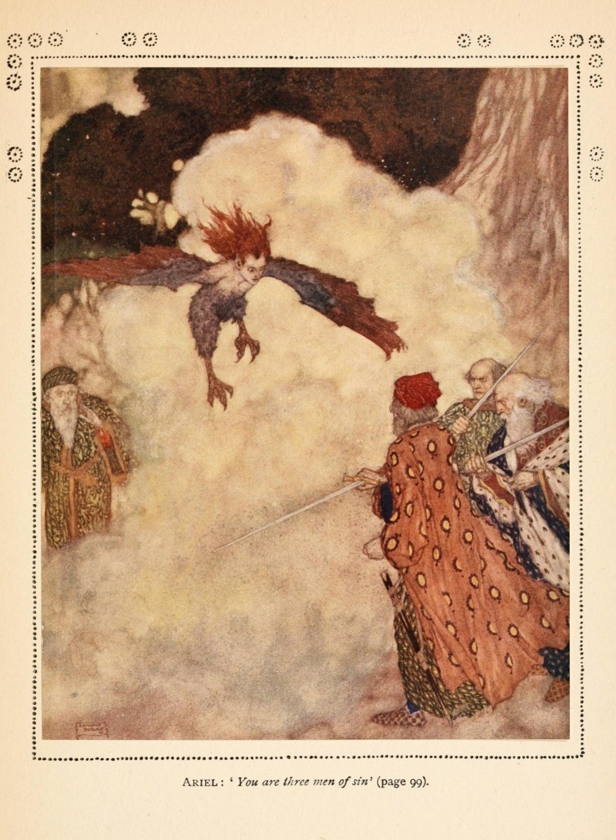 The Tempest, 1915 - Edmund Dulac - 16 images | Dimensions 2400 x 3275 pixels