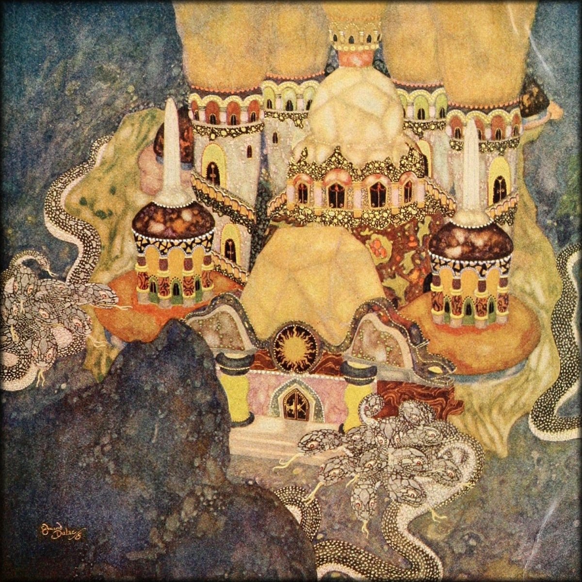 Edmund Dulac Public Domain Images to Download | Edmund Dulac's Fairy Book (1916) - 16 images