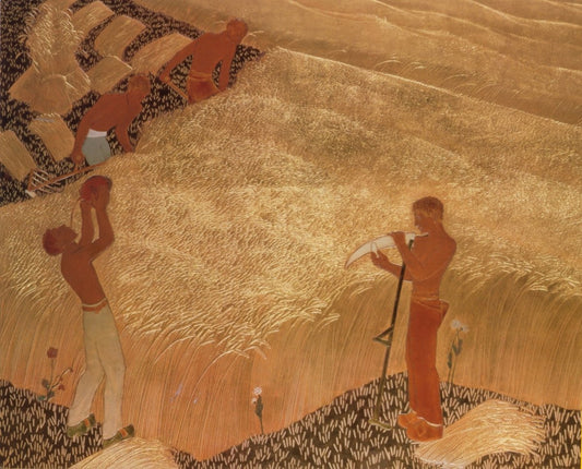 Jean Dunand (1877-1942) - La Moisson (The Harvest) c.1935 | Dimensions 5048 x 4880 pixels