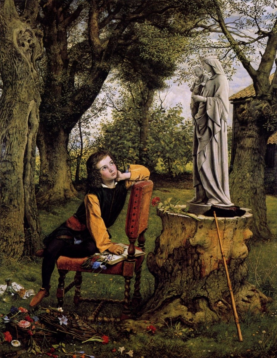 William Dyce - Titian's First Essay in Colour 1856-7 | Dimensions 5060 x 6520 pixels