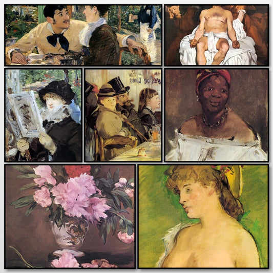 Édouard Manet Public Domain Images to Download | A snapshot of some of the images