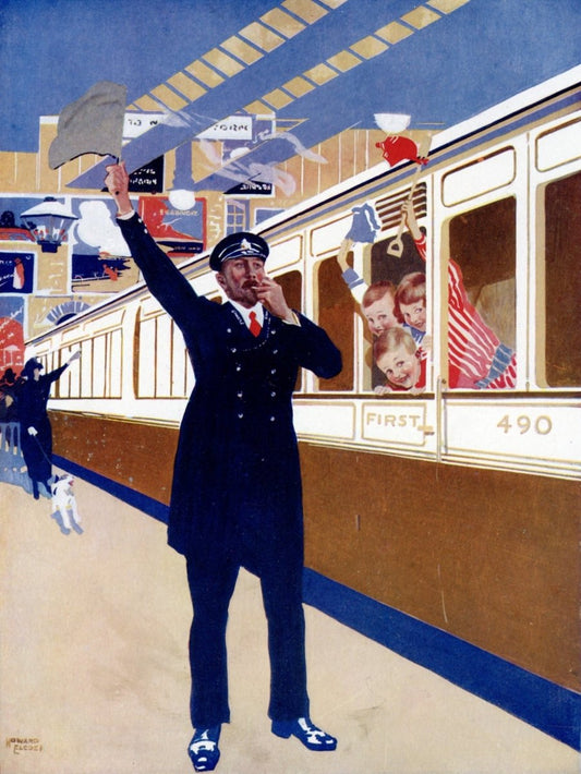 Howard K. Elcock (1886-1952) - Off we go 1924 | Dimensions 3962 x 5278 pixels