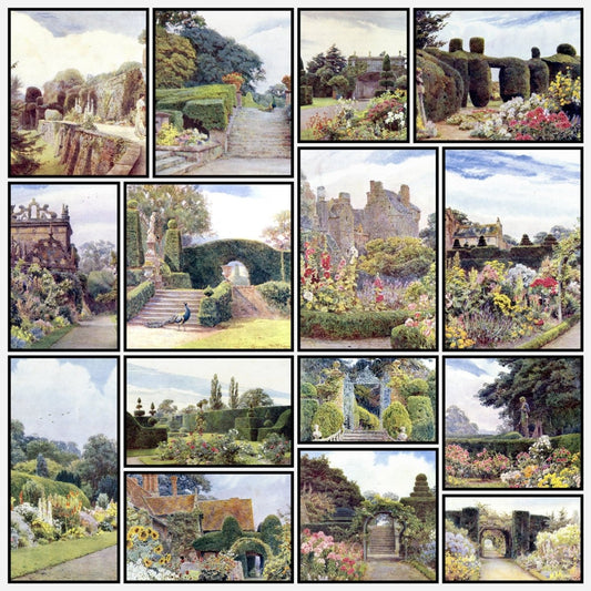 Some English Gardens 1904 - George S. Elgood - 50 images | A snapshot of some of the images