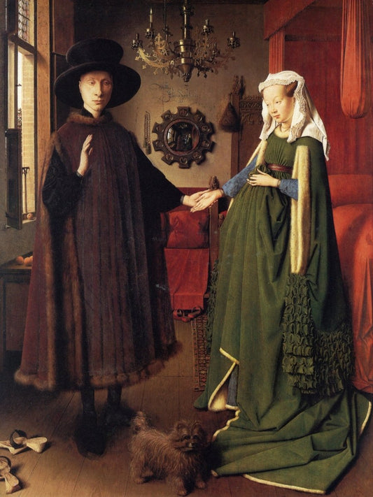 Jan van Eyck (c1385-1441) - The Arnolfini Marriage 1434 | Dimensions 5220 x 6970 pixels