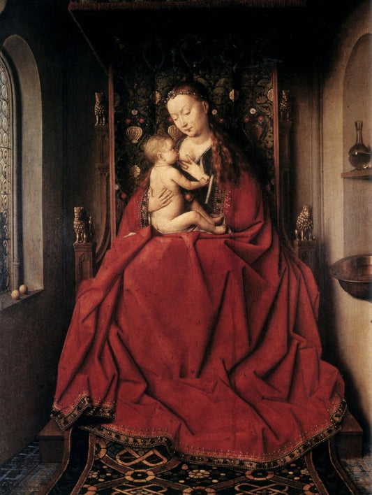 Jan van Eyck (c1385-1441) - The Virgin of Lucca c1437 | Dimensions 4770 x 6340 pixels