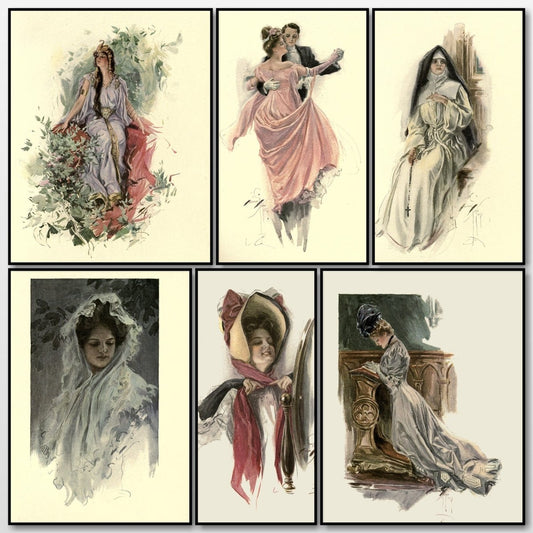 A Dream of Fair Women, 1907 - Harrison Fisher - 22 images | A snapshot of the images