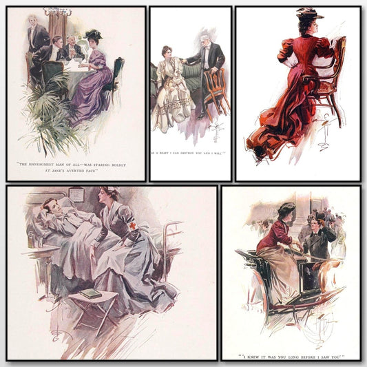 Jane Cable 1906 - Harrison Fisher - 5 images | A snapshot of the images