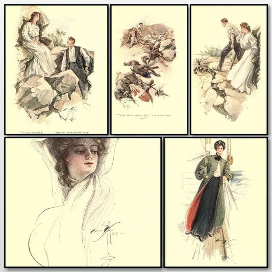 Nedra 1905 - Harrison Fisher - 5 images | A snapshot of the images