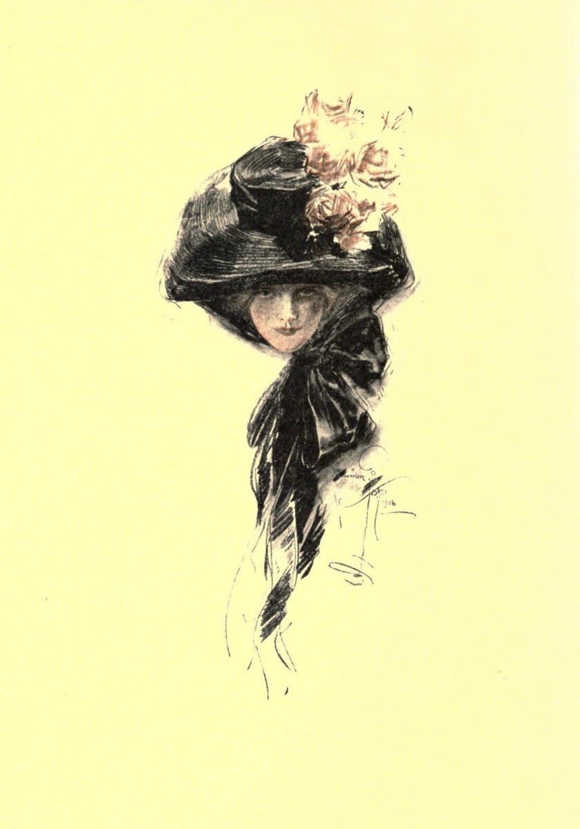 The One Way Out, 1906 - Harrison Fisher - 5 images | Dimensions 1980 x 2830 pixels