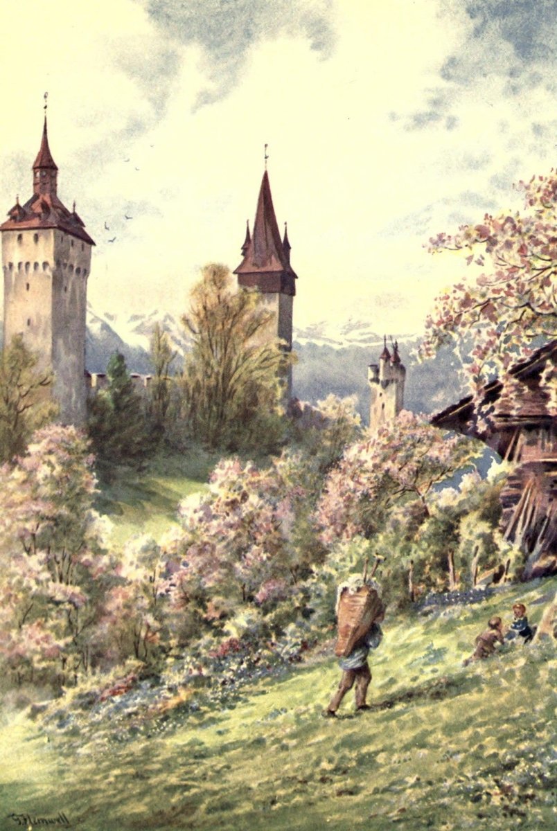 Lucerne 1913 - George Flemwell - 12 images | Dimensions 1705 x 2545 pixels