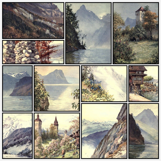 Lucerne 1913 - George Flemwell - 12 images | A snapshot of the images