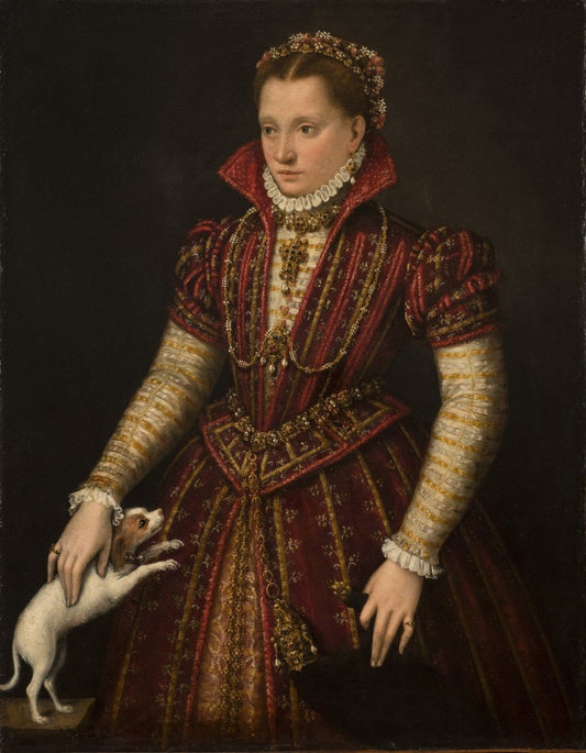 Lavinia Fontana - Ritratto di Nobildonna (c.1580) | Dimensions 5753 x 7392 pixels