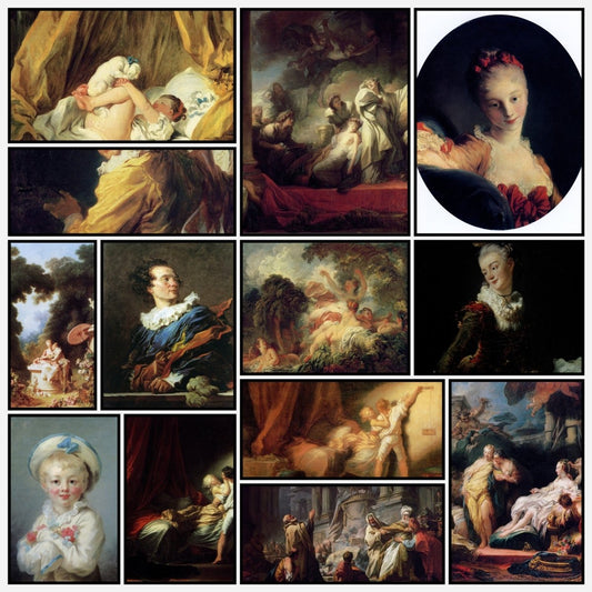 Jean-Honoré Fragonard Artwork in the Public Domain | A snapshot of some of the images