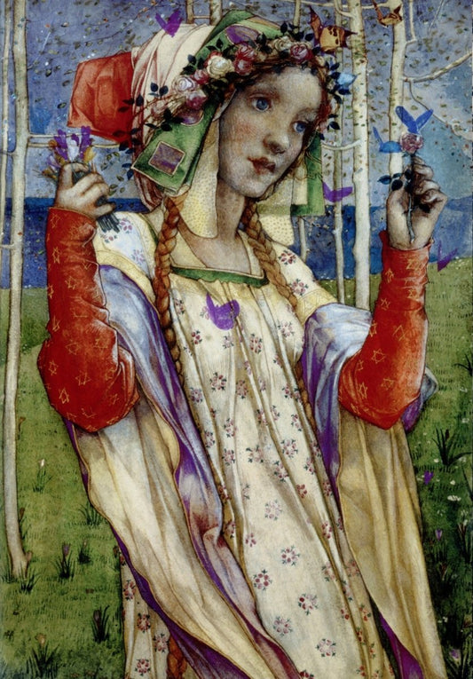 Reginald Frampton (1872-1923) - Fairy Land 1906 | Dimensions 5560 x 7980 pixels