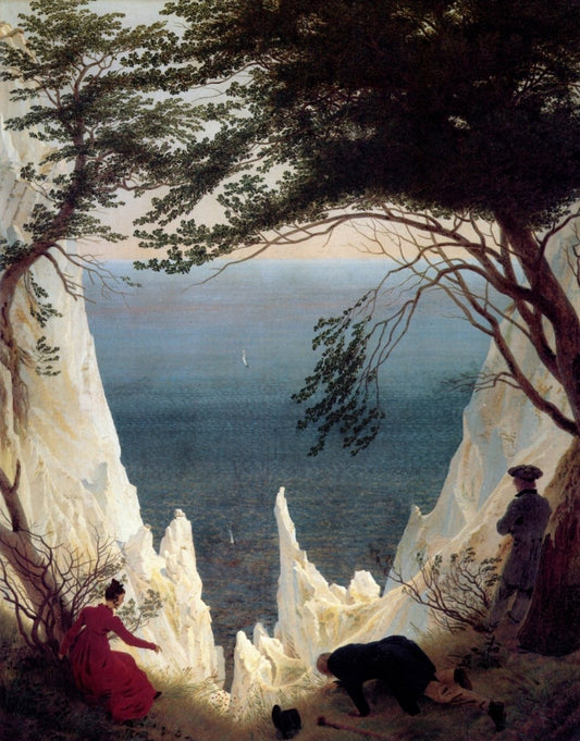 Caspar David Friedrich (1774-1840) - Chalk Cliffs on Rügen | Dimensions 5510 x 7040 pixels