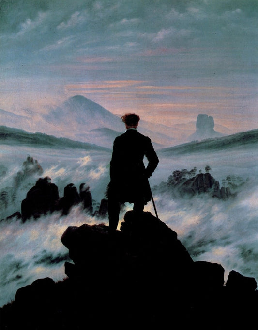 Caspar David Friedrich - Wanderer above the Sea of Fog 1818 | Dimensions 5200 x 6640 pixels