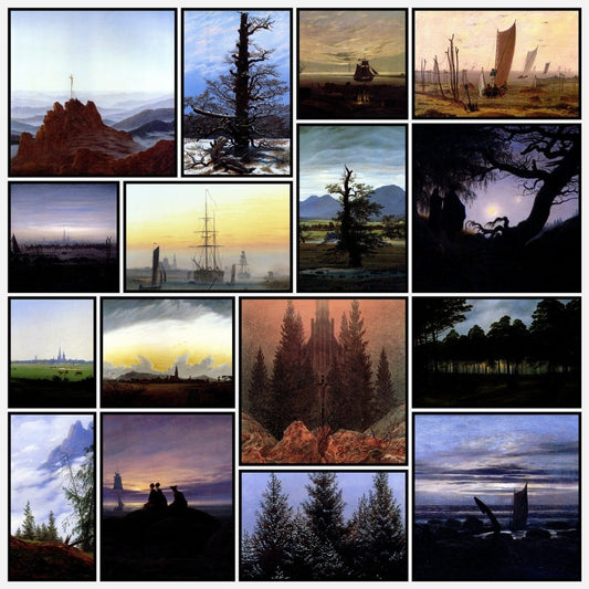 Caspar David Friedrich Public Domain Images to Download | A snapshot of some of the images