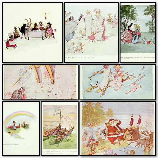 The Happy Heart Family 1907 - Virginia Gerson - 11 images | A snapshot of some of the images